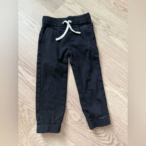 Little Bipsy Black Toddler Boy Joggers